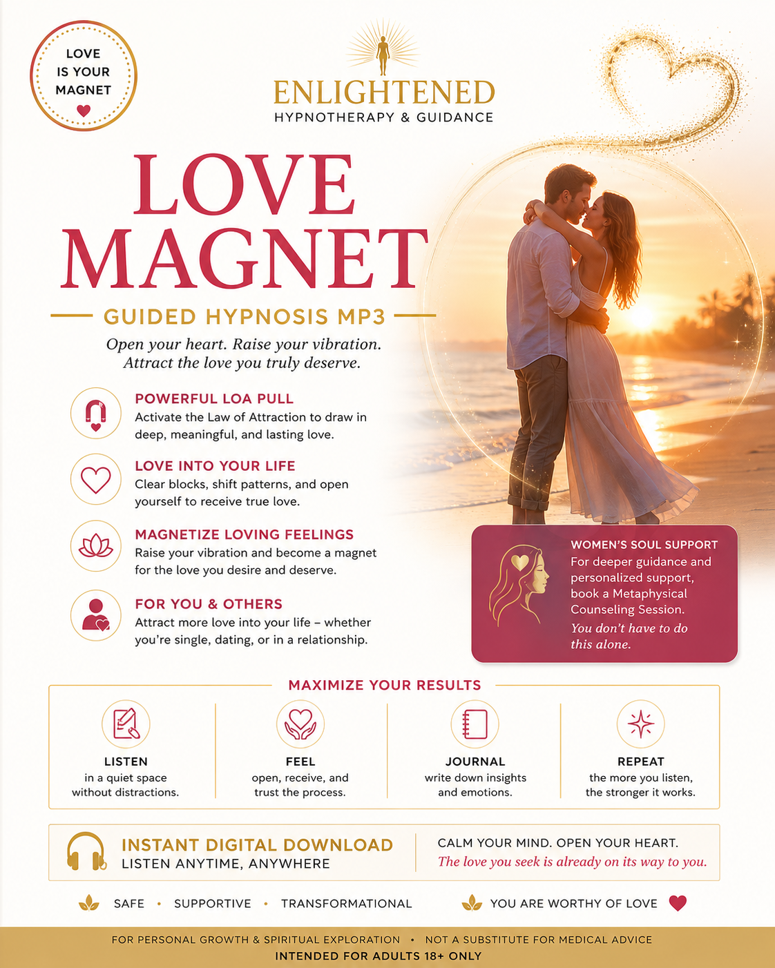 Love Magnet-Guided Hypnosis MP3