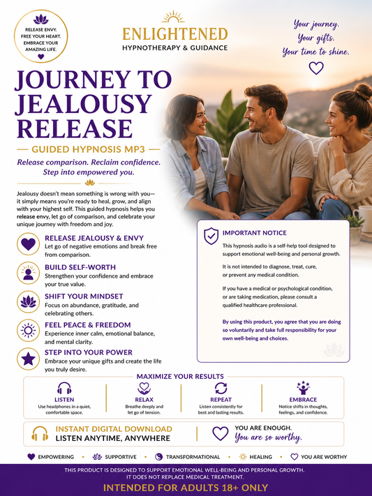 Journey To Jealousy Release-Guided Hypnosis MP3