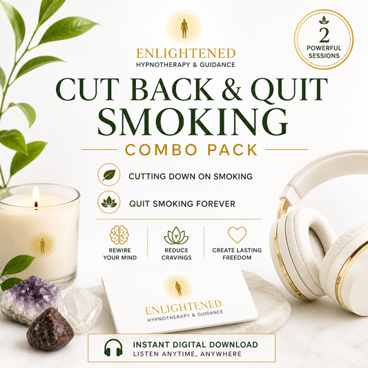 Cut Back & Quit Smoking- Guided Hypnosis-Combo Pack