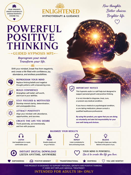 Powerful Positive Thinking-Guided Hypnosis MP3