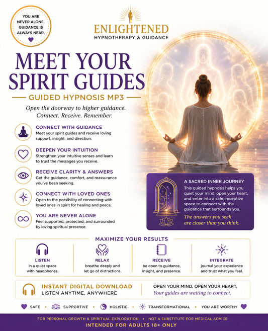 Meet Your Spirit Guides -Guided Hypnosis MP3